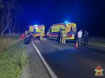 Motocyklista potrącił dwóch pieszych pod Byczyną - obaj byli pod wpływem alkoholu