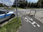 Potrącenie rowerzystki na Alei Solidarności w Opolu. Kobieta trafiła do szpitala