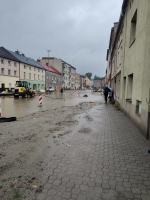 Burze i intensywne opady w regionie. Pogotowie przeciwpowodziowe ogłoszone w Prudniku