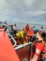 Człowiek za burtą. Szczęśliwy finał akcji