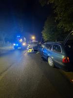 Zderzenie dwóch samochodów w Kadłubie Turawskim. Dwie osoby trafiły do szpitala