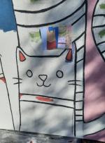 Wspólne malowanie połączyło dzieci, rodziców i artystów