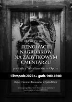 Kwesta na Cmentarzu przy ul. Wrocławskiej. Zbiórka na renowację zabytkowych nagrobków