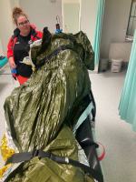 Ratowniczki medyczne uratowały mężczyznę w stanie hipotermii