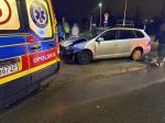 Zderzenie dwóch aut na skrzyżowaniu w Opolu