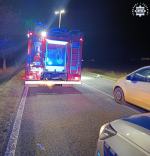  Potrącenie pieszego-policjant po służbie udzielił pierwszej pomocy