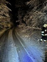 104 interwencje straży po intensywnych opadach śniegu