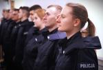 36 nowych policjantów złożyło ślubowanie w Komendzie Wojewódzkiej Policji w Opolu