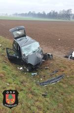 Prokuratura bada tragiczny wypadek pod Strzeleczkami. Zginęło nienarodzone dziecko