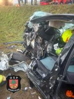 Prokuratura bada tragiczny wypadek pod Strzeleczkami. Zginęło nienarodzone dziecko