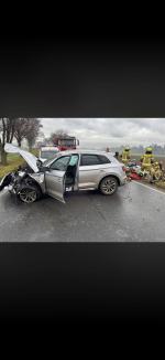 Prokuratura bada tragiczny wypadek pod Strzeleczkami. Zginęło nienarodzone dziecko