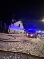 50 interwencji strażaków w noc sylwestrową. Jedna osoba nie żyje