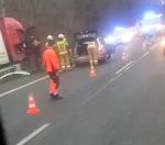 Ciężarówka w rowie na DK46 w Dąbrowie. Utrudnienia w ruchu