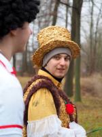 Wodzenie Bera w Muzeum Wsi Opolskiej. Tradycyjny mięsopust przyciągnął uczestników