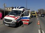 Zderzenie z udziałem karetki w Opolu. Jedna osoba poszkodowana