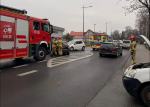 Zderzenie trzech pojazdów na DK-39 w Namysłowie. Jedna osoba ranna