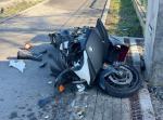 Motocyklista ranny po zderzeniu z autem w gminie Pokój