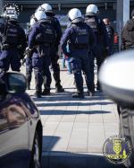 Policja zabezpieczała mecz Odry Opole. Zatrzymania i mandaty dla kibiców