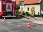 Wypadek z udziałem motocyklisty na ulicy Oświęcimskiej w Opolu