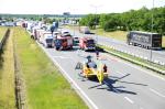 Autostrada A4. Dwa zdarzenia.  Poważne utrudnienia