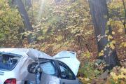 Wypadek na trasie Łambinowice-Szadurczyce. Jedna osoba przewieziona do szpitala