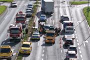 Wypadek czterech samochodów na obwodnicy Opola. Jeden z kierowców mógł jechać pod prąd