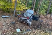 Śmiertelny wypadek w Zagwiździu. Nie żyje 17 i 18-latek