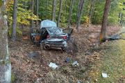 Śmiertelny wypadek w Zagwiździu. Nie żyje 17 i 18-latek