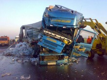 Zablokowana autostrada A4