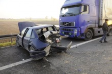 Karambol na autostradzie A4