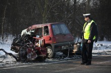 Tico zderzyło się czołowo z ciężarówką