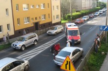 Potrącenie na Placu Kazimierza w Opolu