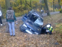 Dwie kolizje w Dzikowie