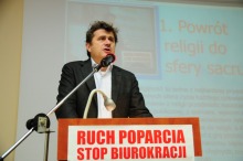 Palikot nawołuje do manifestacji pod Belwederem