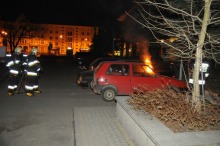 Podpalenie samochodu pod Opolaninem