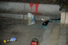 Podpalenie samochodu pod Opolaninem