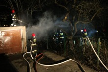 Paliła się wiata przy przedszkolu