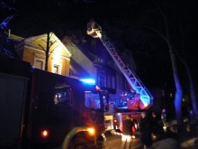 Paliła się sadza w kominie