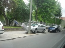 Zderzenie z parkomatem