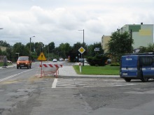 Pijany robotnik próbował kierować ruchem