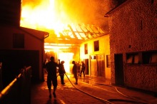 Spłonęła stodoła w Polskiej Nowej Wsi. To było podpalenie