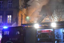 Pożar kamienicy w Brzegu - jedna osoba zginęła