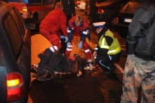 Potrącenie pieszego na ul. Sienkiewicza