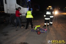 Kierowca gotował w kabinie ciężarówki, spowodował pożar