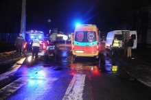 Pijany kierowca potrącił swojego kolegę