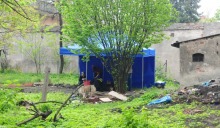 Ludzkie szczątki na działce przy domu