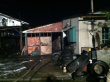 Ogromny pożar w Jemielnicy,  spłonął zakład wulkanizacyjny