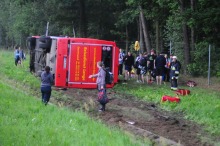 Wypadek niemieckiego autokaru, wiozącego dzieci