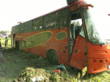 Wypadek niemieckiego autokaru, wiozącego dzieci