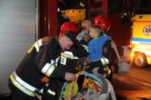 Matka z dziećmi uratowana przed zaczadzeniem